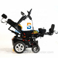 Standing wheelchair hydraulic stair climbing wheelchair